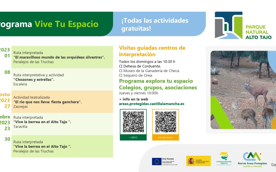 Nuevas actividades en los parques naturales de Guadalajara para julio, agosto y septiembre